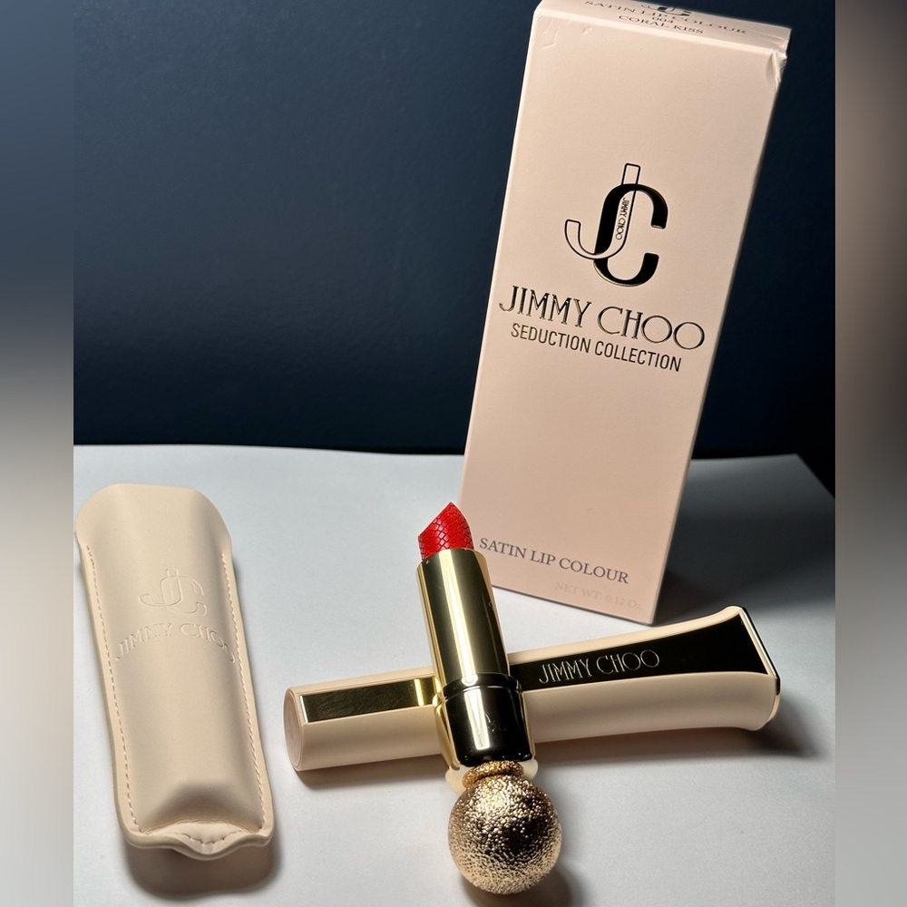 JIMMY CHOO CORAL KISS LIPSTICK NEW